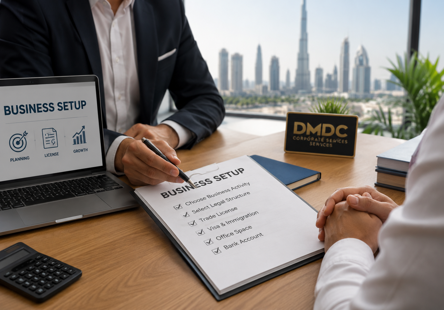 Replaceable reference visual for Business Setup in Dubai